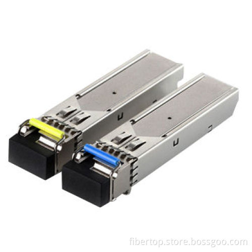 1.25Gbps SFP BIDI Transceiver, 40km Reach, 1,550 TX/1,310nm RX